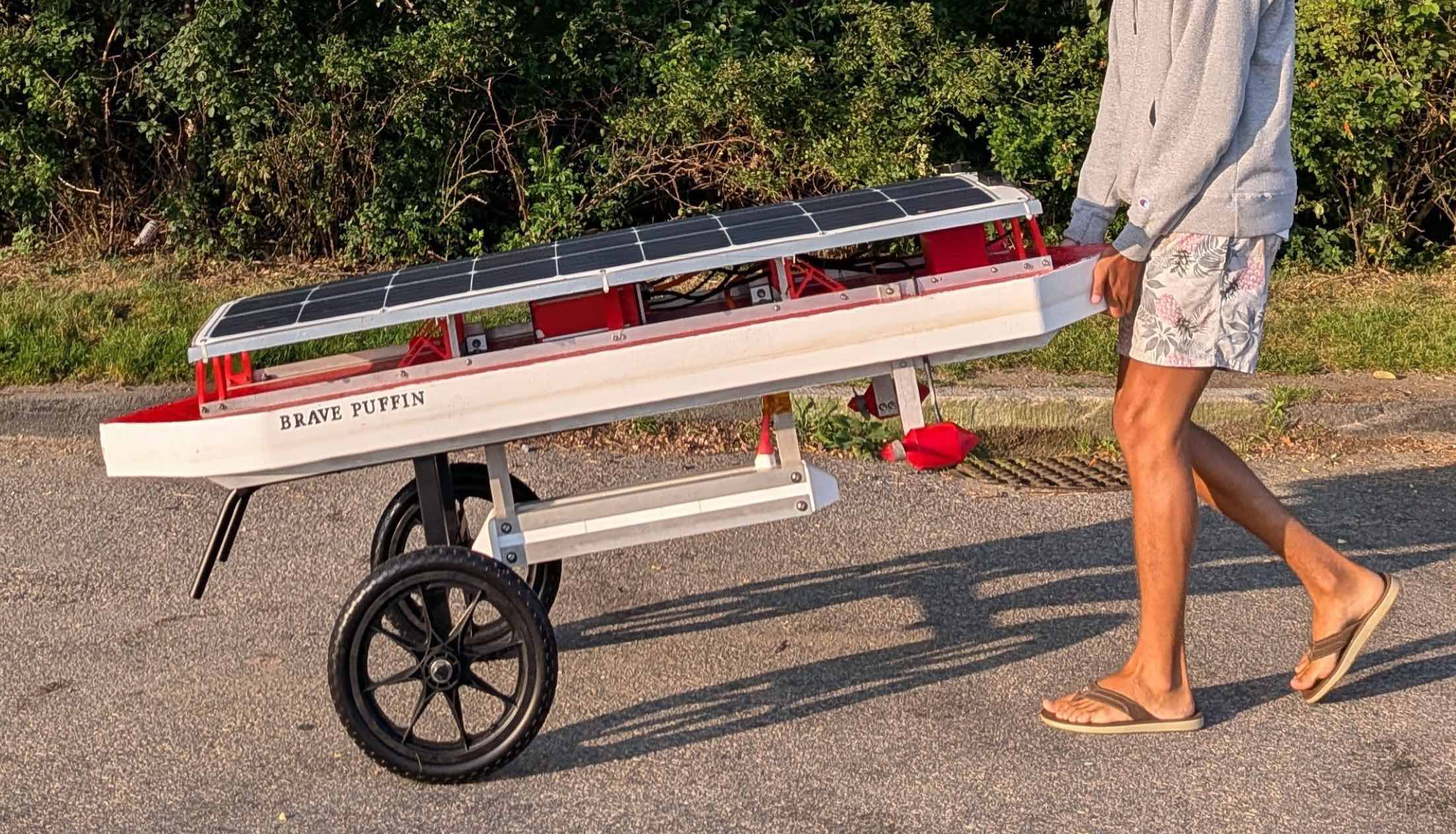 Brave Puffin 2024 on a cart