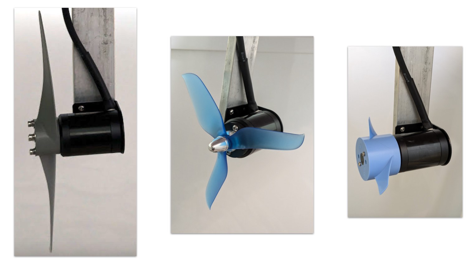 9" vs. 5" vs. 3" propeller comparison